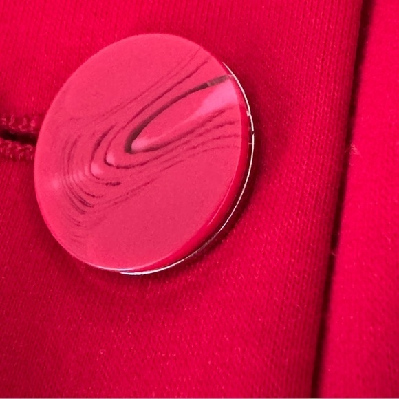 SANDRO Red Sportswear Peter Pan Collar Jacket Blazer Size Medium - Picture 6 of 6